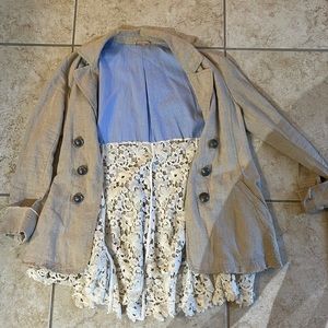 Free People Jacket, great condition, lightly worn, decorative buttons
